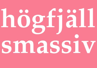 Synonym högfjällsmassiv