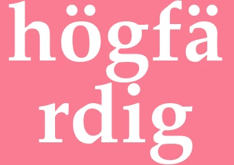 Synonym högfärdig