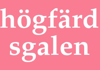 Synonym högfärdsgalen