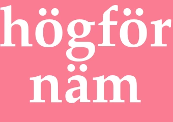 Synonym högförnäm