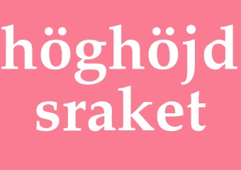 Synonym höghöjdsraket