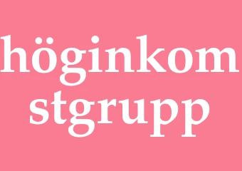 Synonym höginkomstgrupp
