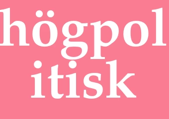 Synonym högpolitisk