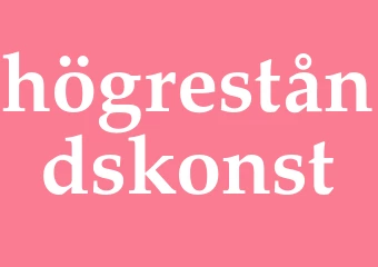 Synonym högreståndskonst