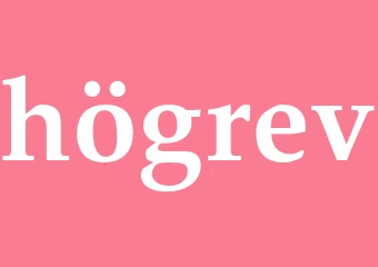 Synonym högrev