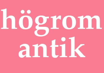 Synonym högromantik