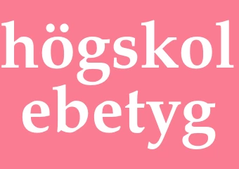 Synonym högskolebetyg