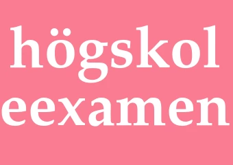Synonym högskoleexamen