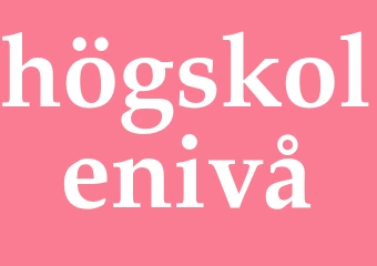 Synonym högskolenivå