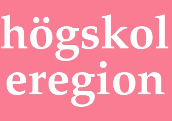 Synonym högskoleregion