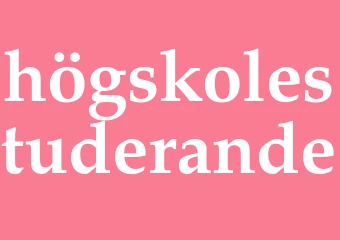 Synonym högskolestuderande