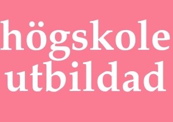 Synonym högskoleutbildad