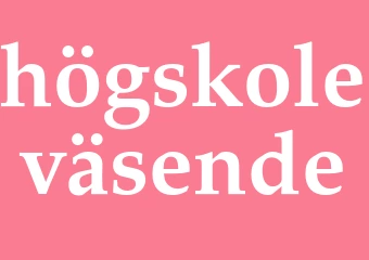 Synonym högskoleväsende