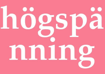 Synonym högspänning