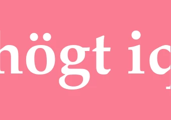 Synonym högt iq