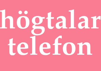 Synonym högtalartelefon