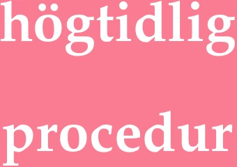 Synonym högtidlig procedur