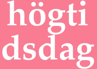 Synonym högtidsdag