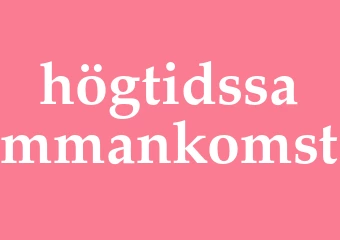Synonym högtidssammankomst