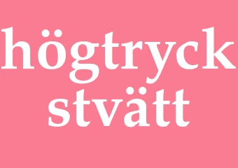 Synonym högtryckstvätt