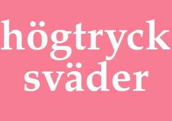 Synonym högtrycksväder