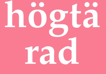 Synonym högtärad