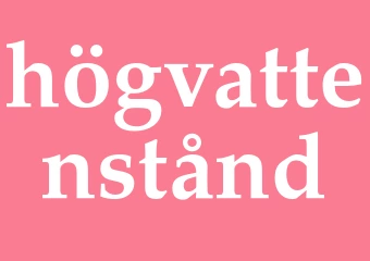 Synonym högvattenstånd