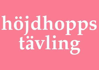 Synonym höjdhoppstävling