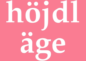 Synonym höjdläge