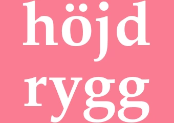 Synonym höjdrygg