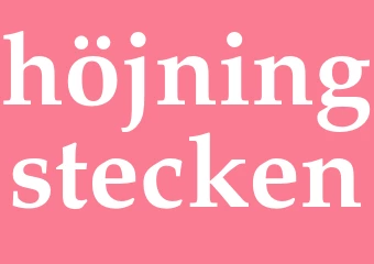 Synonym höjningstecken