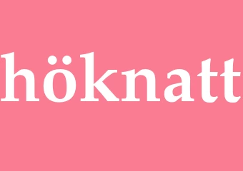 Synonym höknatt