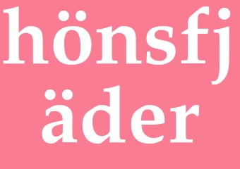 Synonym hönsfjäder