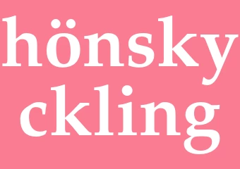 Synonym hönskyckling