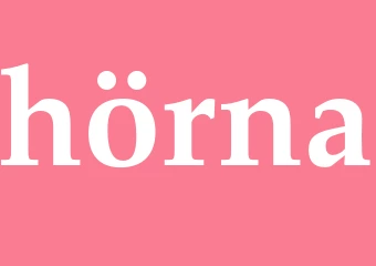 Synonym hörna
