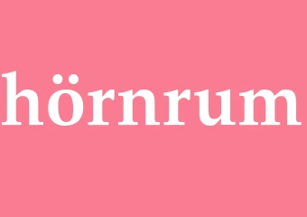 Synonym hörnrum