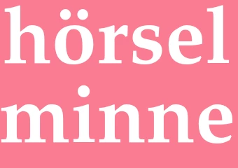 Synonym hörselminne