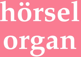 Synonym hörselorgan