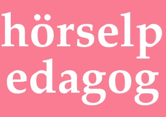 Synonym hörselpedagog
