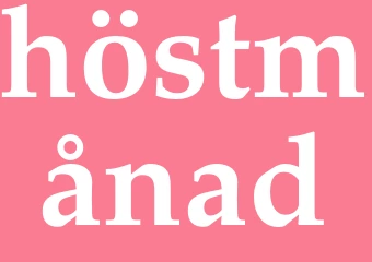 Synonym höstmånad