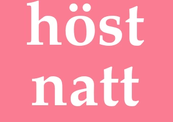 Synonym höstnatt