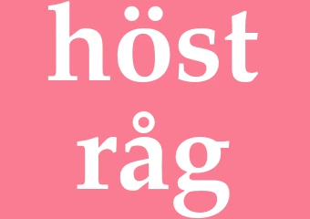 Synonym höstråg