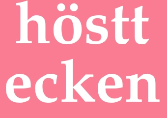 Synonym hösttecken