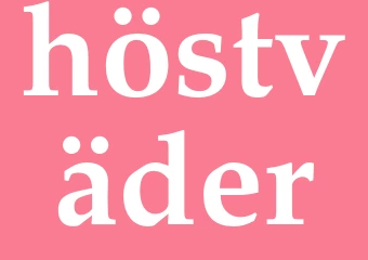 Synonym höstväder