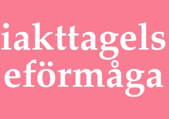 Synonym iakttagelseförmåga