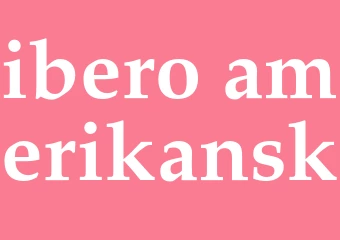 Synonym ibero-amerikansk