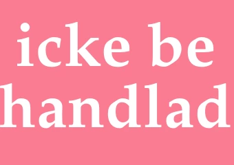Synonym icke behandlad