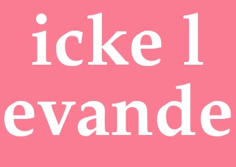 Synonym icke levande