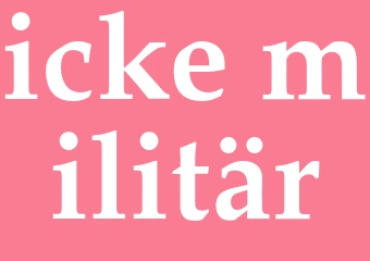 Synonym icke-militär