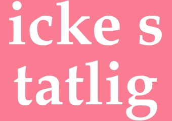 Synonym icke-statlig